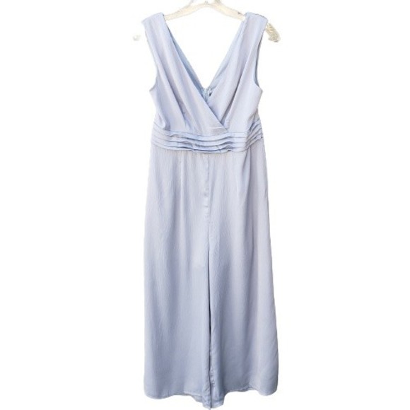Ajoy Sleeveless Jumpsuit Women Size 10 with Waist Detail Greyblue New With Tags - Picture 1 of 12